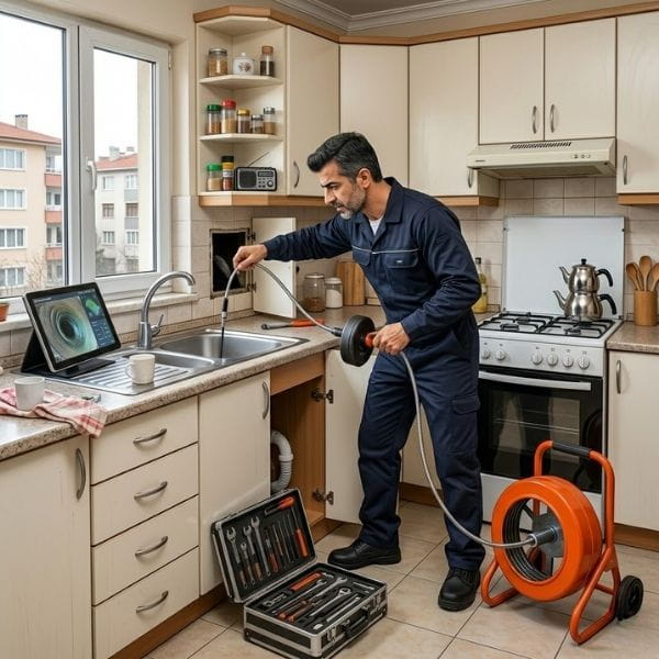 Gebze Tıkalı Lavabo Gideri Açma